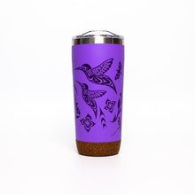 Load image into Gallery viewer, Cork Base Travel Mug (20oz) - Hummingbird by Simone Diamond
