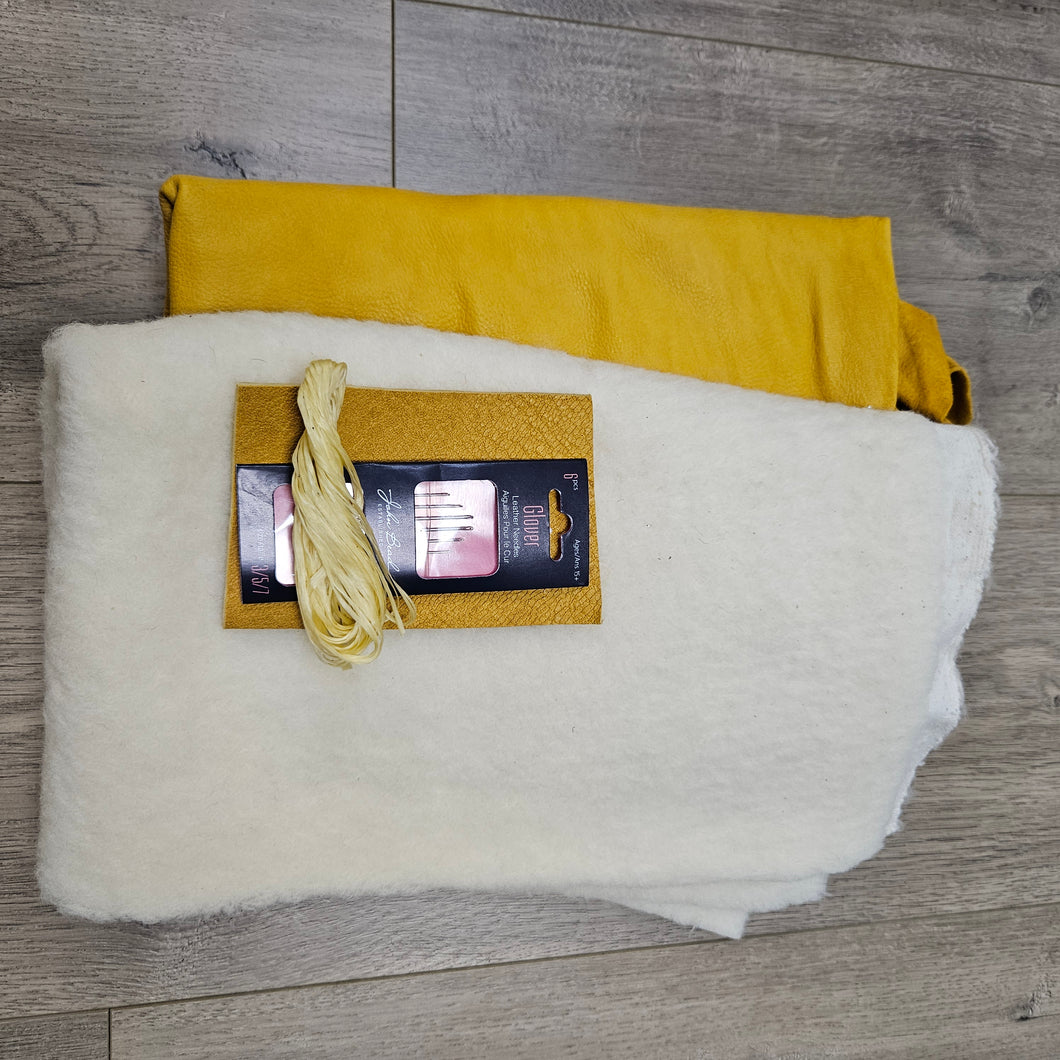 (Canada Only) Wool Lined Golden Mocc & Mitt Making Kit