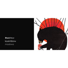 Load image into Gallery viewer, Board Book - Black Bear, Red Fox : Colours in Cree by Julie Flett
