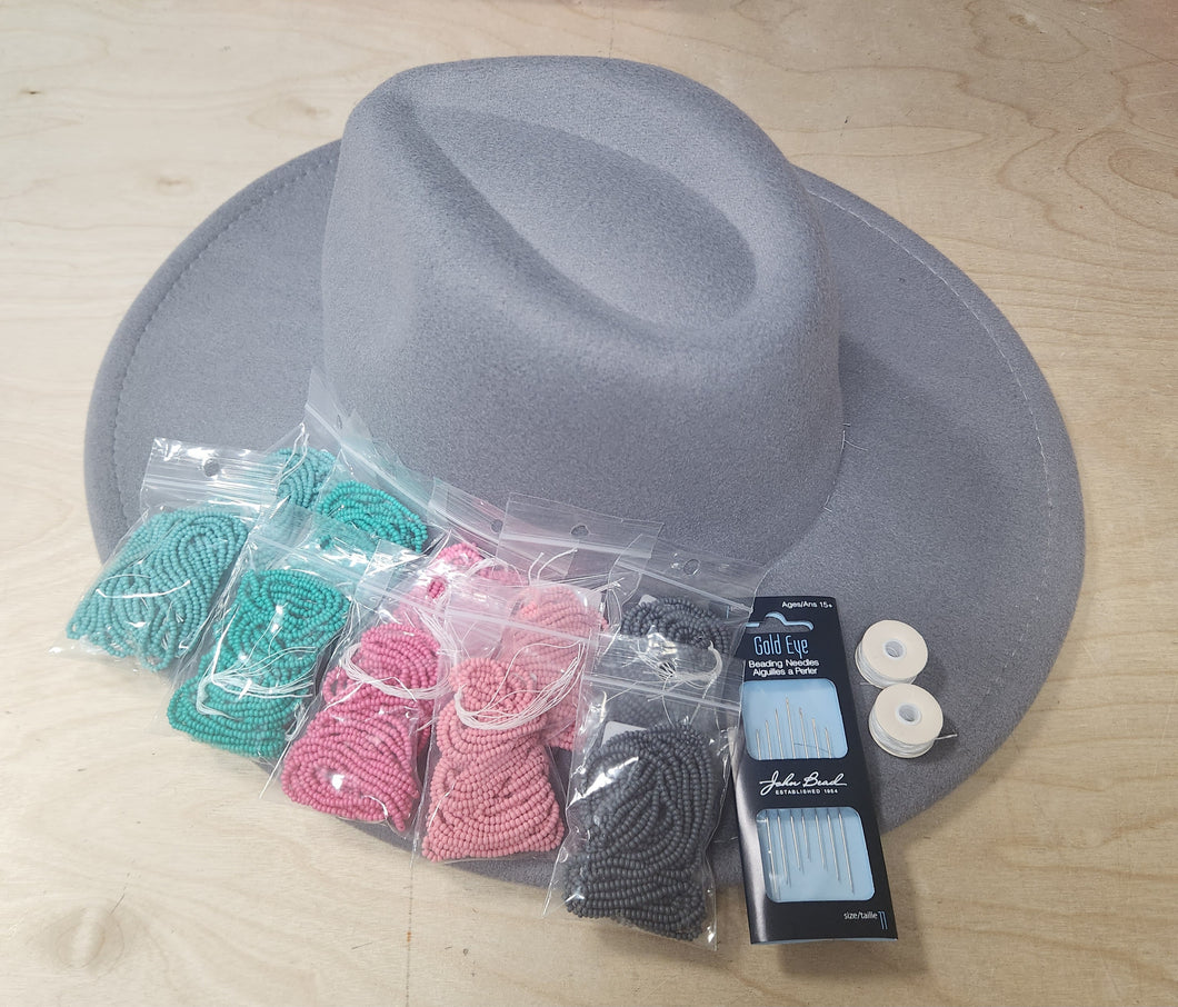 Felt Hat Beading Kit (Size 10)