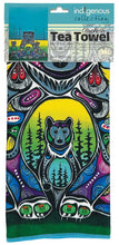 Load image into Gallery viewer, Tea Towel (microfiber) - Bear Medicine by Jessica Somers
