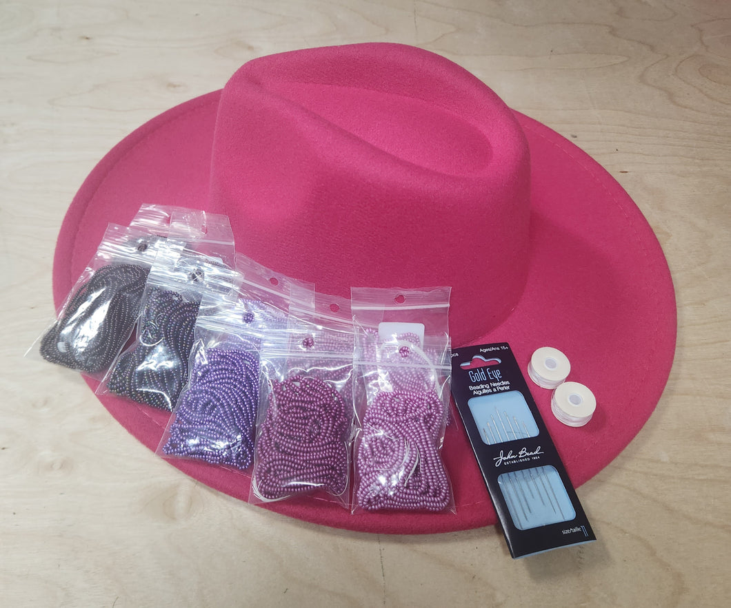 Felt Hat Beading Kit (Size 10)