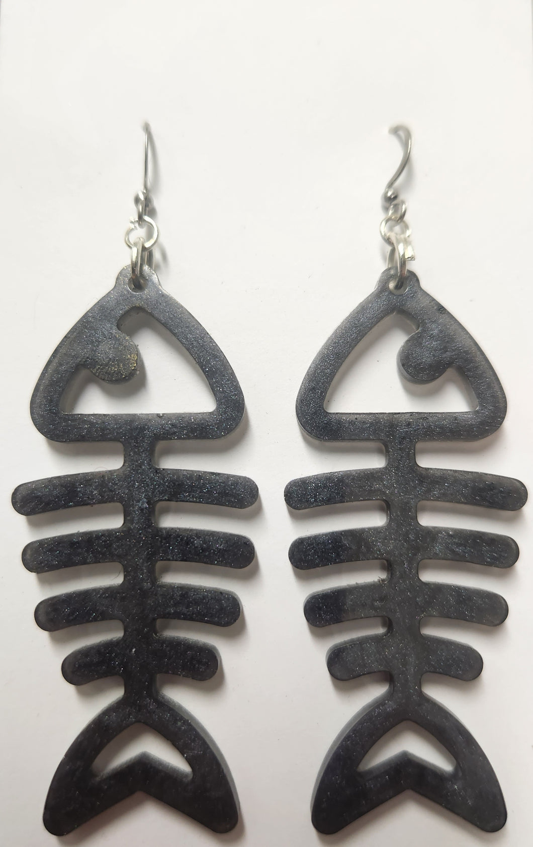 Fish Spirit (Black) Earings