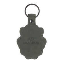 Load image into Gallery viewer, Floret Beaded Keychain - Forest Green
