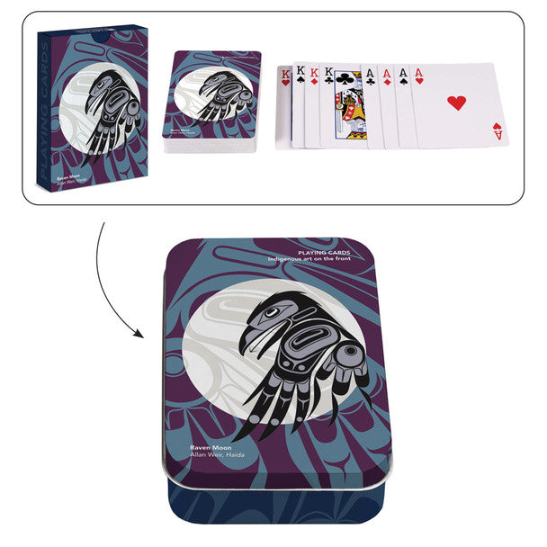 Playing Cards - Single Deck - Raven Moon by Allan Weir