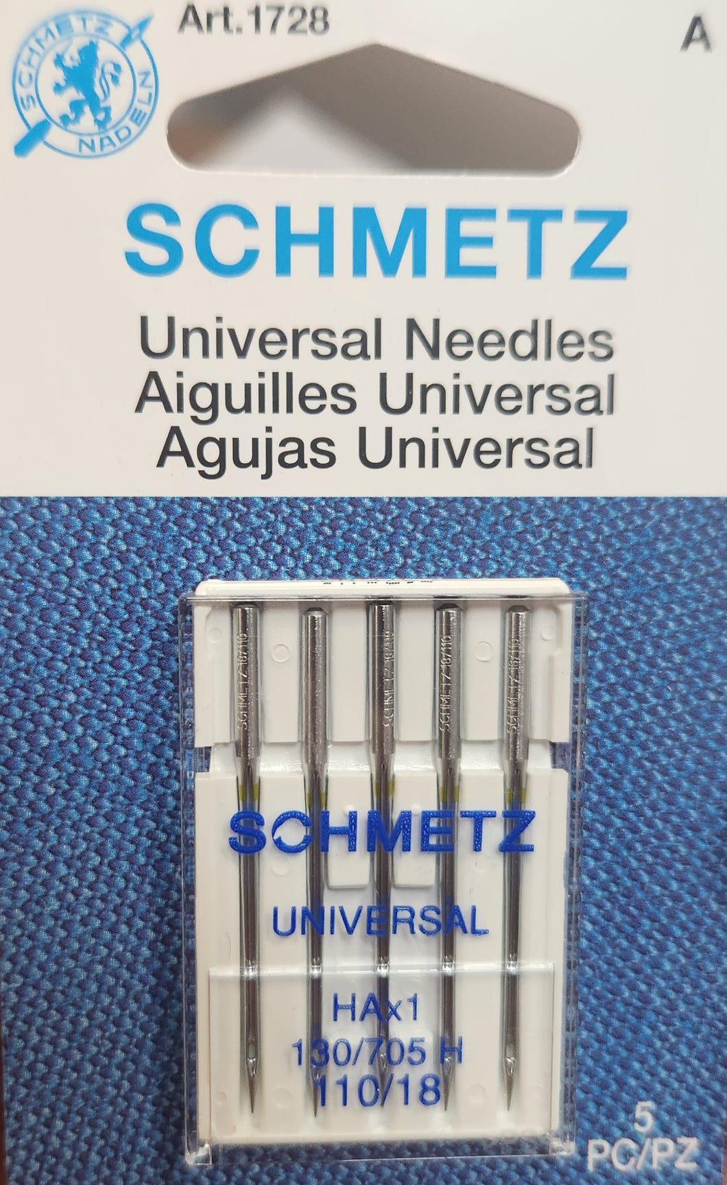 SCHMETZ Universal Needles 130/705 H 110/18