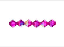 Load image into Gallery viewer, Preciosa Rondelle 6mm Fuchsia AB
