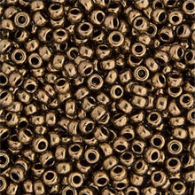 Load image into Gallery viewer, (Vial Miyuki Size 6/0) Bronze Opaque Metallic

