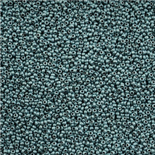 Load image into Gallery viewer, 11/0 Seedbead Terra Metal Matt Blue
