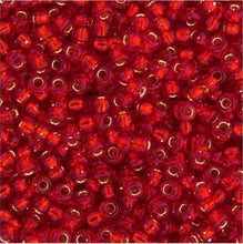 Load image into Gallery viewer, (Vial Miyuki Size 6/0) Flame Red Silver Lined
