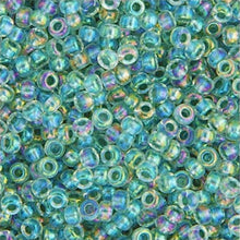 Load image into Gallery viewer, (Vial Miyuki Size 6/0) Seagreen AB Lined-Dyed
