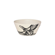 Load image into Gallery viewer, Bamboo Bowl (5") - Soaring Eagle by Corey Bulpitt
