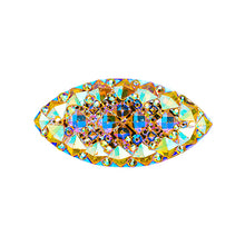 Load image into Gallery viewer, Resin Sew-on GummySpike(10pcs) Navette 15x30mm Citrine AB
