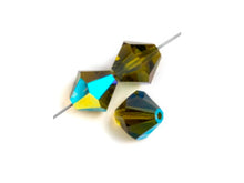 Load image into Gallery viewer, Preciosa Rondelle 6mm Olivine AB
