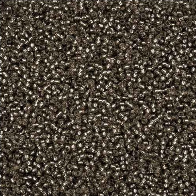 11/0 Seedbead S/L Solgel Grey
