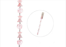 Load image into Gallery viewer, Crystal Lane 7" Bead Strand- Flower - Pink Rose, Tulip and Flowers
