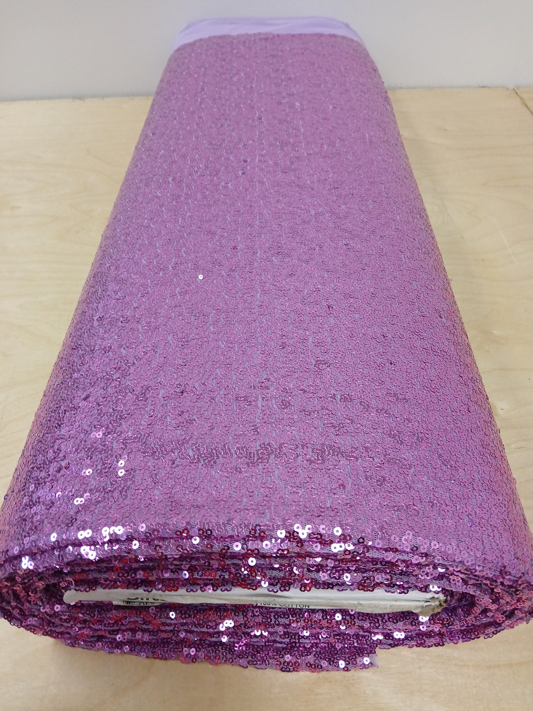 (Per yard) Magenta 3mm Sequin Mesh