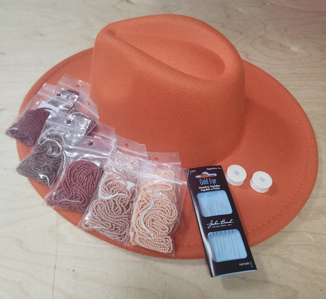 Felt Hat Beading Kit (Size 10)
