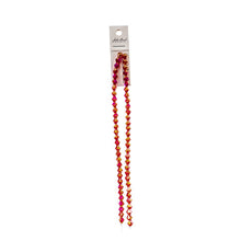 Load image into Gallery viewer, Bicone 2 Strand 7&quot;- 6mm Transparent Red AB
