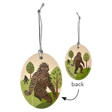 Load image into Gallery viewer, Ceramic Ornament - Sasquatch by Francis Horne Sr
