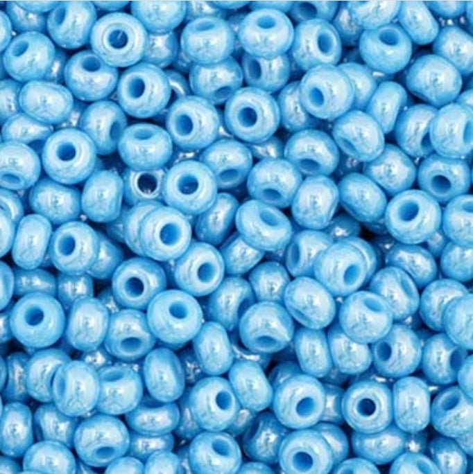 11/0 Seedbead Blue Luster Opaque