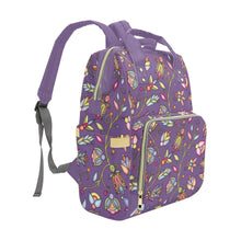 Load image into Gallery viewer, Buffalo Bloom Nightcloud Multi-Function Diaper Backpack/Diaper Bag
