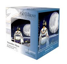 Load image into Gallery viewer, November Moon - Glass Ornament by Jessica Somers
