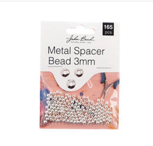 Load image into Gallery viewer, Metal Spacer Bead 3mm (Silver)
