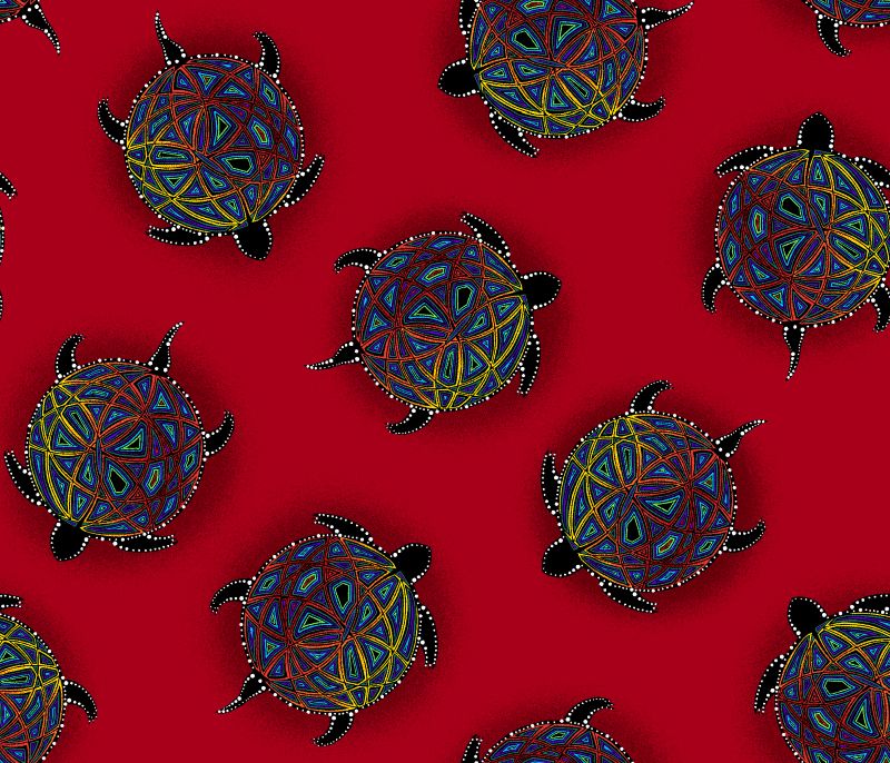 BA - 00012M Turtle - Red