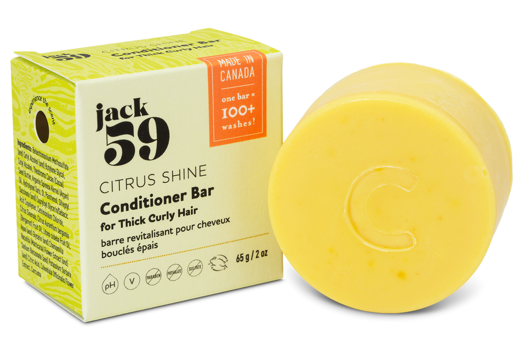 Full Size Condioner Bar- Citrus Shine (for Thick Curly Hair)