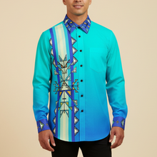 Load image into Gallery viewer, 49DZINE Casual Dress Shirt - Bear Shield

