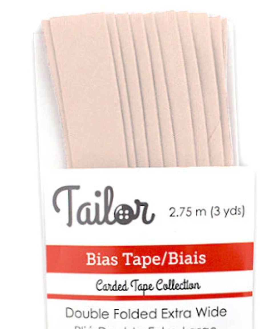 5/8” BIAS TAPE DOUBLE FOLD EXTRA WIDE - Blush
