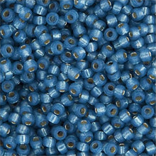 Load image into Gallery viewer, (Vial Miyuki Size 6/0) Denim Blue S/L Dyed Alabaster
