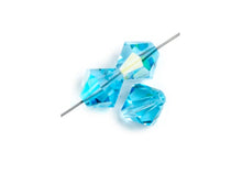 Load image into Gallery viewer, Preciosa Rondelle 6mm Aquamarine AB
