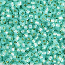 Load image into Gallery viewer, (Vial Miyuki Size 6/0) Aqua Green S/L Opal Dyed Alabaster
