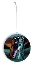 Load image into Gallery viewer, Three Sisters - Glass Ornament by Betty Albert
