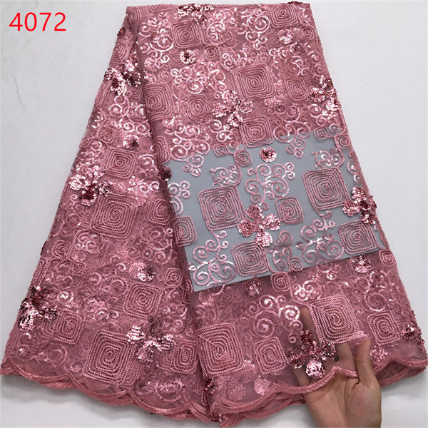 Lace - 4072 - Pink (PER/YARD)