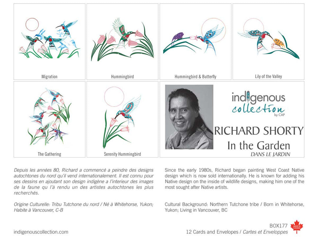 Cards and Envelopes - In the Garden by Richard Shorty