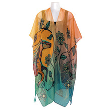 Load image into Gallery viewer, Sheer Fashion Wrap - Horse (Bebezhigooganzhii) by Storm Angeconeb
