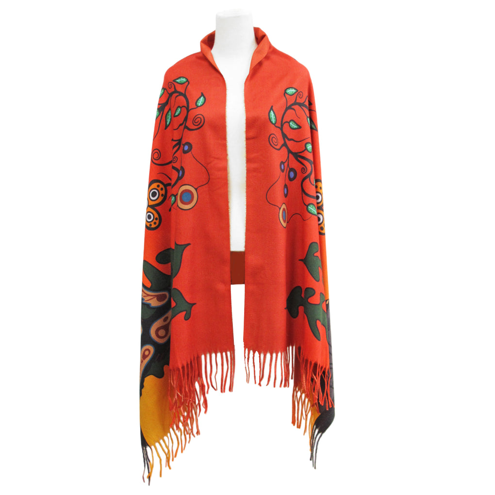 Seven Grandfather Teachings Eco-Shawl by Cody Houle