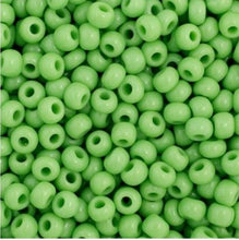 Load image into Gallery viewer, 11/0 Seedbead Opaque Light Green
