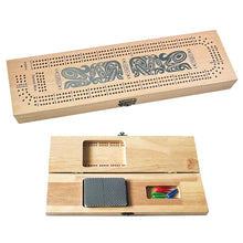Load image into Gallery viewer, 3-Track Cribbage Board - Urban Wolf by Maynard Johnny Jr
