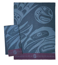 Load image into Gallery viewer, Printed Tea Towel - Raven Moon by Allan Weir
