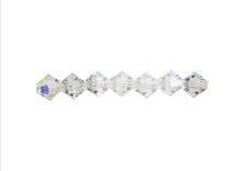 Load image into Gallery viewer, Preciosa Rondelle 6mm Crystal AB
