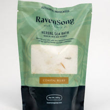 Load image into Gallery viewer, Coastal Relief Herbal Sea Bath Soak | Eucalyptus + Rosemary
