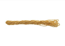 Load image into Gallery viewer, (Full Hank) Czech Seed Bead 13/0 Gold Plated 24kt Gold Strung
