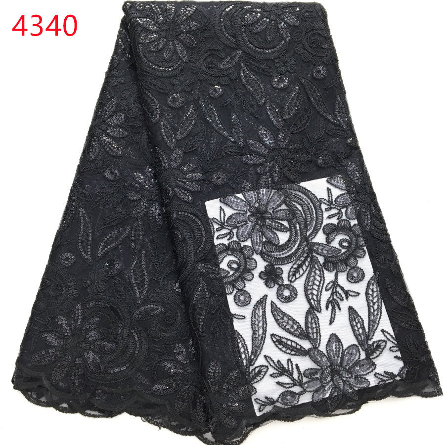 Lace - 4340 - Black  (PER/YARD)