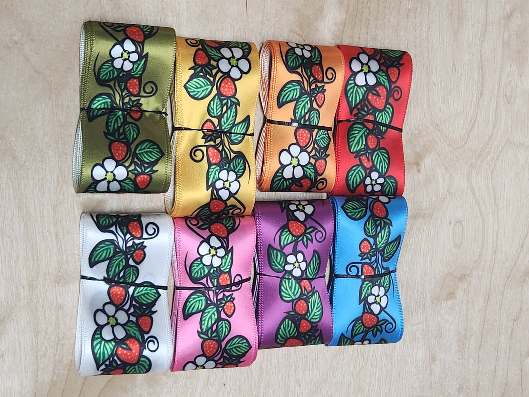 2m Bundle-Assorted Strawberry Ribbon