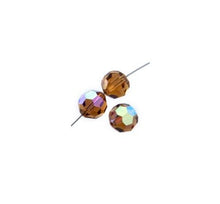 Load image into Gallery viewer, Preciosa 5in Strand Round 21pcs 6mm - Light Colorado Topaz AB
