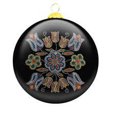 Load image into Gallery viewer, Silver Threads - Glass Ornament by Deb Malcolm
